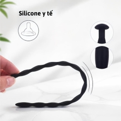 Que kích thích niệu đạo chuỗi hạt silicone