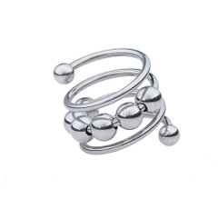 BDSM Vòng bi inox xoắn ốc bạo dâm chính hãng