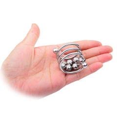 BDSM Vòng bi inox xoắn ốc bạo dâm chính hãng