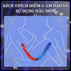 Dương vật giả hai đầu Jiuai chuỗi hạt