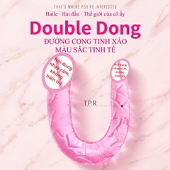 Dương vật giả hai đầu Baile Double Dong