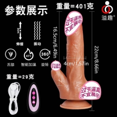 Dương vật giả hít tường Muha Man Root Plus remote đa năng chính hãng