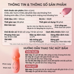 Dương vật giả đa năng Mizzzee DouDou Long
