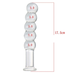 Dương vật giả ngụy trang Thủy Tinh Bi 3 Cm chính hãng