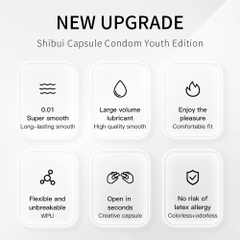 Bao cao su DryWell PU 001 Nude & Thin – Siêu mỏng 001 chân thật – Hộp 6 viên