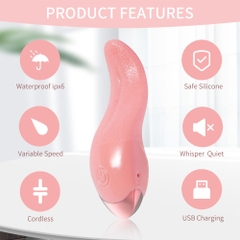 Lưỡi liếm massage GOK Tongue Vibrator đa năng chính hãng