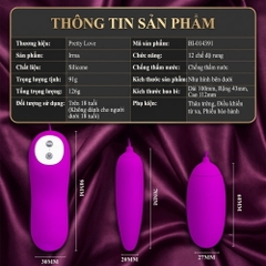 Trứng rung 2 đầu Pretty Love Irma