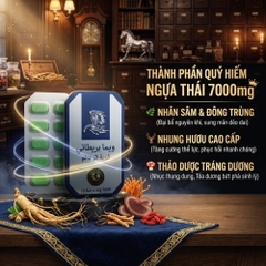 Viên uống cương dương Ngựa Thái 7000mg hộp 10 viên
