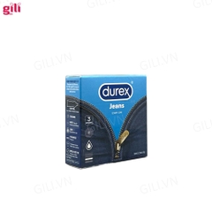 Bao cao su Durex Jeans Easy-On hộp 3 chiếc chính hãng