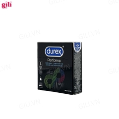 Bao cao su Durex Performa hộp 3 chiếc kéo dài thời gian chính hãng