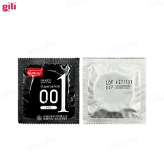 Bao cao su siêu mỏng Juncai 001 G-Spot Black hộp 10 chiếc chính hãng