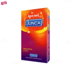 Bao cao su Juncai Pleasuremax hộp 12 chiếc tăng khoái cảm chính hãng