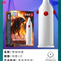 Bao cao su Juncai râu đặc biệt, gai bi kiểu tăng kích thước chính hãng