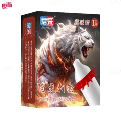 Bao cao su Juncai râu đặc biệt, gai bi kiểu tăng kích thước chính hãng