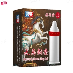 Bao cao su Juncai râu đặc biệt, gai bi kiểu tăng kích thước chính hãng