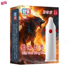 Bao cao su Juncai râu đặc biệt, gai bi kiểu tăng kích thước chính hãng