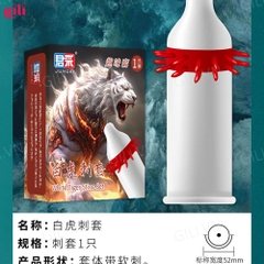 Bao cao su Juncai râu đặc biệt, gai bi kiểu tăng kích thước chính hãng