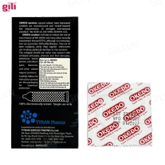 Bao cao su Okedo Super Dotted & Long Last hộp 10 chiếc kéo dài thời gian chính hãng