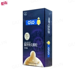 Bao cao su Olo Long Love Dots hộp 10 chiếc kéo dài thời gian chính hãng