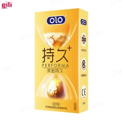 Bao cao su Olo Performa Vàng hộp 10 chiếc kéo dài thời gian chính hãng