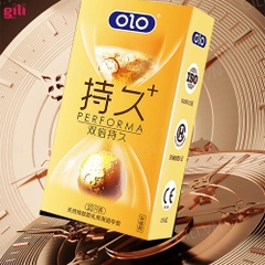 Bao cao su Olo Performa Vàng hộp 10 chiếc kéo dài thời gian chính hãng