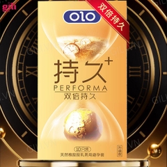 Bao cao su Olo Performa Vàng hộp 10 chiếc kéo dài thời gian chính hãng