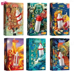 Bao cao su Olo râu đặc biệt, gân gai tăng kích thước có bi chính hãng