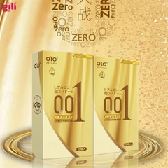 Bao cao su Olo Superior Vàng Gân hộp 10 chiếc kéo dài thời gian chính hãng