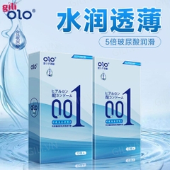 Bao cao su Olo Superior Xanh Siêu Trơn 001 hộp 10 siêu mỏng chính hãng