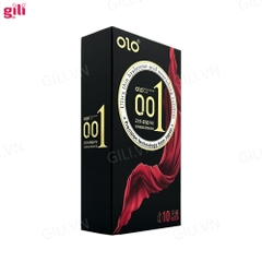 Bao cao su siêu mỏng Olo Thin Square Black hộp 10 chiếc chính hãng