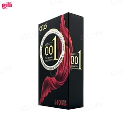 Bao cao su siêu mỏng Olo Thin Square Black hộp 10 chiếc chính hãng