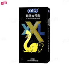 Bao cao su Olo XXL Ultra Thin Extra Large hộp 10 siêu mỏng chính hãng