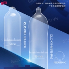 Bao cao su Olo XXL Ultra Thin Extra Large hộp 10 siêu mỏng chính hãng
