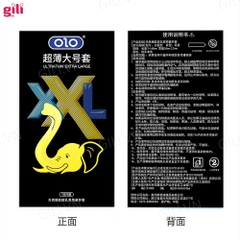 Bao cao su Olo XXL Ultra Thin Extra Large hộp 10 siêu mỏng chính hãng