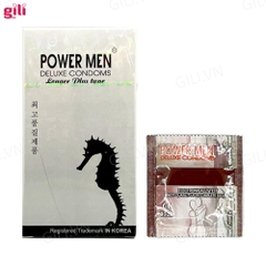 Bao cao su Powermen Longer Plus hộp 12 chiếc kéo dài thời gian chính hãng