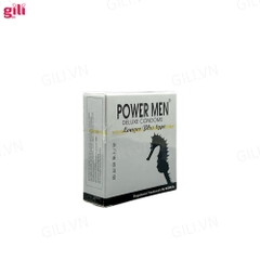 Bao cao su Powermen Longer Plus hộp 3 chiếc kéo dài thời gian chính hãng