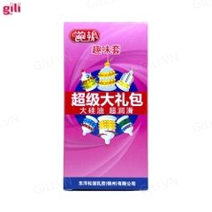 Bao cao su tăng khoái cảm Runbo Extra hộp 6 chiếc chính hãng