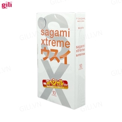 Bao cao su siêu mỏng Sagami Super Thin hộp 10 chiếc chính hãng