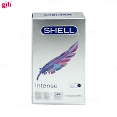 Bao cao su siêu mỏng Shell Intense hộp 10 chiếc chính hãng