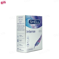 Bao cao su siêu mỏng Shell Intense hộp 3 chiếc chính hãng