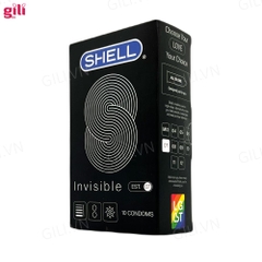 Bao cao su Shell Invisible hộp 10 chiếc kéo dài thời gian chính hãng