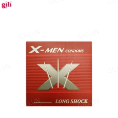 Bao cao su X-men Long Shock hộp 1 chiếc kéo dài thời gian chính hãng