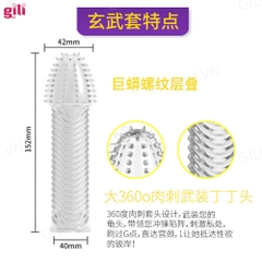 Bao cao su đôn dên Aichao Gai Gân (hộp nâu) tăng kích thước chính hãng