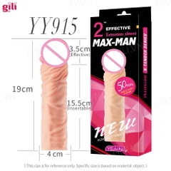 Bao cao su đôn dên Max-Man YY915 tăng kích thước chính hãng