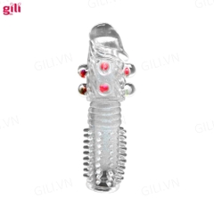 Bao cao su đôn dên silicone Bi Gai tăng kích thước chính hãng