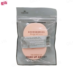 FIX Bông phấn ướt tròn Vacosi Small Disc Sponge BP03 2 cái chính hãng