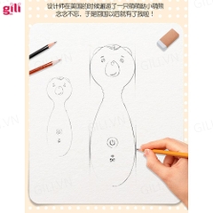 Chày rung Lilo Gấu massage chính hãng