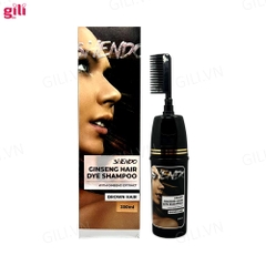 Dầu gội Shendo Ginseng Hair Dye Shampoo Brown Hair 250ml chính hãng