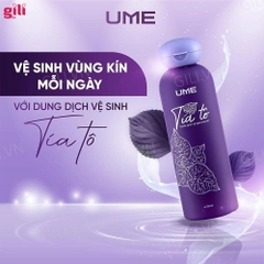 Dung dịch vệ sinh phụ nữ Ume Tía Tô 150ml chính hãng