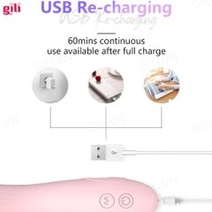 Dương vật giả Drywell Flexible Bending Vibrator chính hãng